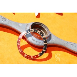 Rolex 6542 Rare 50's authentique Lunette complète Montres vintages GMT MASTER 6542 bakelite rouge et bleu