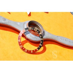 Rolex Incredible Genuine GMT Master 6542 Bakelite bezel insert pepsi Vintage Mens Watch 6542 from 50's