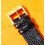 Vintage Swiss made lizard strap Mens Vintage watch Lizard strap black color Luxury Leather Watch Strap 16mm