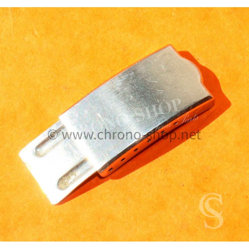 Accessoires Horlogerie Vintage Bouclier Acier supérieur fermoir déployant acier montres anciennes à restaurer Accessoires Horlogerie Vintage Bouclier Acier supérieur fermoir déployant acier montres anciennes à restaurer