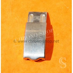 Accessoires Horlogerie Vintage Bouclier Acier supérieur fermoir déployant acier montres anciennes à restaurer