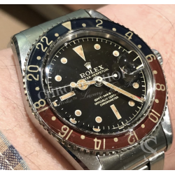 ROLEX 6542 RARE ANNEAU DE VERRE, RETAINING GLASS Ø33mm MONTRES VINTAGE GMT MASTER 6542 BAKELITE★
