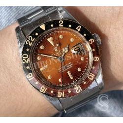 ROLEX 6542 RARE ANNEAU DE VERRE, RETAINING GLASS Ø33mm MONTRES VINTAGE GMT MASTER 6542 BAKELITE★