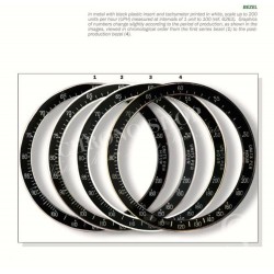 Rolex 6263 Rare vintage MKIV Daytona Service bezel bakelite Tachymeter Graduated black bezel Paul Newman 6240,6241,6263,6265