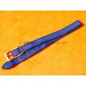 Nato strap ladies Collectable Vintage 8mm New Old Stock womens Nylon Nato Strap Black & blue colors Watch strap