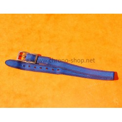 Nato strap ladies Collectable Vintage 8mm New Old Stock womens Nylon Nato Strap Black & blue colors Watch strap