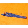 Nato strap ladies Collectable Vintage 8mm New Old Stock womens Nylon Nato Strap Black & blue colors Watch strap