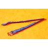 Nato strap ladies Collectable Vintage 8mm New Old Stock womens Nylon Nato Strap Black & blue colors Watch strap