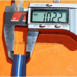 Nato Strap Womens 70's Collectable Vintage 10mm New Old Stock Ladies Nylon Nato Strap White & blue colors Watch strap