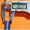VINTAGE 70's RARE BRACELET NATO MONTRES DAMES 10mm COULEUR BLEU ET BLANC