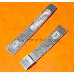 Vintage 70's Stainless Steel ULTRA THIN Watch bracelet strap 16mm Omega,Enicar,Seiko,yema,iwc