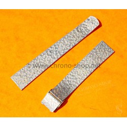 Vintage 70's Stainless Steel ULTRA THIN Watch bracelet strap 16mm Omega,Enicar,Seiko,yema,iwc