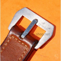 PANERAI Rare Vintage 1995 Pre Vendôme porte clef bracelet cuir boucle ardillon montres Luminor,Marina,Radiomir,Submersible