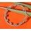 VINTAGE 70's LUNETTE CHROMEE INSERT INDEXS PLASTIQUE OMEGA 25mm