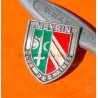 Switzerland original Vintage steel shield badge / brooch Meyrin 1975 Club des ainés