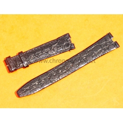 Bracelet cuir crocodile 18mm Swiss made vintage montres anciennes
