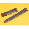 Bracelet cuir crocodile 18mm Swiss made vintage montres anciennes
