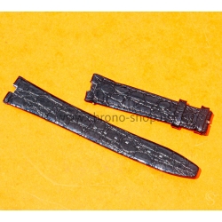Bracelet cuir crocodile 18mm Swiss made vintage montres anciennes