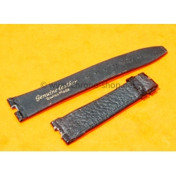 Bracelet cuir crocodile 18mm Swiss made vintage montres anciennes