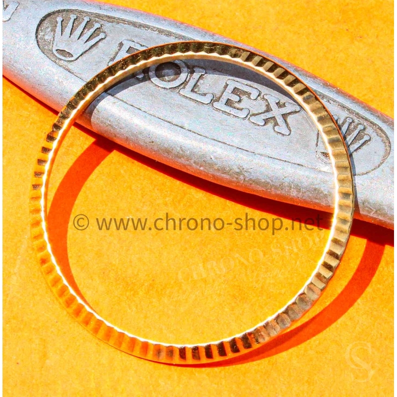 Rolex Solid 18kt yellow Gold Fluted Bezel for restore President oyster Perpetual Datejust 36mm 16013,16018,16233,16238 Rolex Solid 18kt yellow Gold Fluted Bezel for restore President oyster Perpetual Datejust 36mm 16013,16018,16233,16238