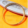 ROLEX ORIGINALE LUNETTE CANNELÉE OR JAUNE 18 CARATS A RESTAURER MONTRES OYSTER PERPETUAL DATEJUST ref 16223,16013,16018,16233