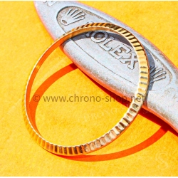 Rolex Solid 18kt yellow Gold Fluted Bezel for restore President oyster Perpetual Datejust 36mm 16013,16018,16233,16238