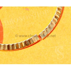 ROLEX ORIGINALE LUNETTE CANNELÉE OR JAUNE 18 CARATS A RESTAURER MONTRES OYSTER PERPETUAL DATEJUST ref 16223,16013,16018,16233