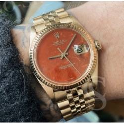 Rolex Solid 18kt yellow Gold Fluted Bezel for restore President oyster Perpetual Datejust 36mm 16013,16018,16233,16238