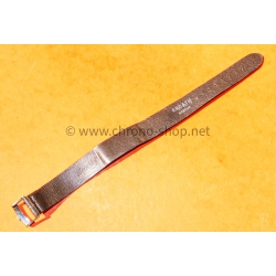 BRACELET CUIR MONTRES SIGNE ADARTH GENEVE MONTRES AUTHENTIQUE CUIR AGNEAU MARRON 17mm EXTRA FIN