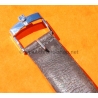 BRACELET CUIR MONTRES SIGNE ADARTH GENEVE MONTRES AUTHENTIQUE CUIR AGNEAU MARRON 17mm EXTRA FIN