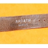 BRACELET CUIR MONTRES SIGNE ADARTH GENEVE MONTRES AUTHENTIQUE CUIR AGNEAU MARRON 17mm EXTRA FIN