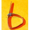 BRACELET CUIR MONTRES SIGNE ADARTH GENEVE MONTRES AUTHENTIQUE CUIR AGNEAU MARRON 17mm EXTRA FIN