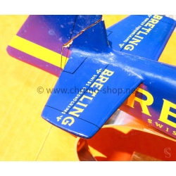 Breitling maquette avion Cap 231 Patrouille de France Breitling Maquette en bois à restaurer