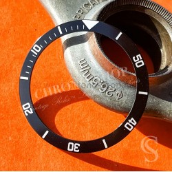 Yema Graduated bezel insert black color 37mm silver New old of stock Original divers vintages watches for sale