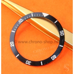 Yema Graduated bezel insert black color 37mm silver New old of stock Original divers vintages watches for sale