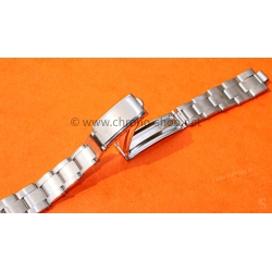 Accessoire Montres Bracelet type 7205 Générique Acier Vintage type Rolex Hommes maillons rivets 19mm
