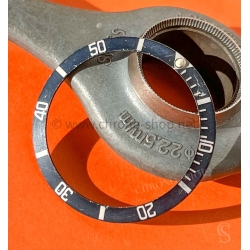 ROLEX VINTAGE BEZEL INSERT FAT FONT MK III BLEU NUIT MONTRES SUBMARINER 5513,1680,5512,5514,5508,6536,6538 SEA-DWELLER 1665