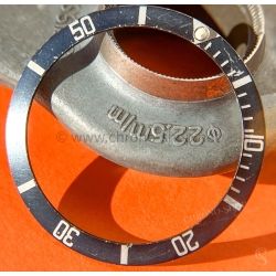 ROLEX VINTAGE BEZEL INSERT FAT FONT MK III BLEU NUIT MONTRES SUBMARINER 5513,1680,5512,5514,5508,6536,6538 SEA-DWELLER 1665