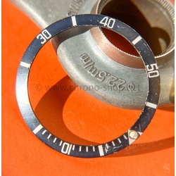ROLEX VINTAGE BEZEL INSERT FAT FONT MK III BLEU NUIT MONTRES SUBMARINER 5513,1680,5512,5514,5508,6536,6538 SEA-DWELLER 1665