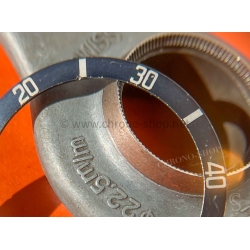 Rolex vintage 70's Fat Font Mark 3 faded dark blue bezel insert Submariner 6536,6538,5510,5513,5512,5510,1680 Sea-Dweller 1665