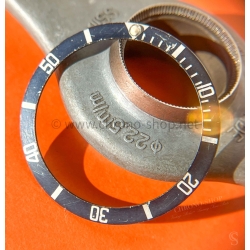 Rolex vintage 70's Fat Font Mark 3 faded dark blue bezel insert Submariner 6536,6538,5510,5513,5512,5510,1680 Sea-Dweller 1665