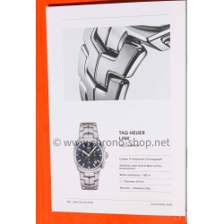 Tag Heuer Official Catalog line 2002 Monaco, Carrera, Link, Aquaracer, Formula 1, Autavia watches