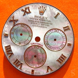 Rolex Tahiti Cadran Cosmograph Daytona Nacré Mother of Pearl DIAL ARABIC or jaune Ref.116508,116518, 116528,116523 Cal 4130