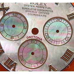 Rolex Daytona Black MOP Dial Authentic 116518, 116508, 116513, 116523 Mother Of Pearl Tahitian Cal 4130