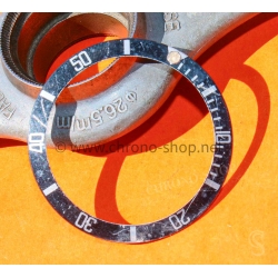 Rolex Vintage used aged Faded dark blue patina Submariner date watches 16800,168000,16610 bezel Insert Inlay for restore