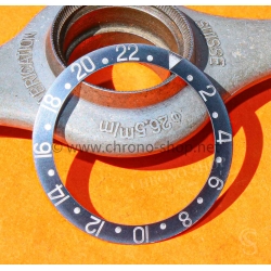 Rolex Vintage Bezel insert Graduated Faded Velvet Blue grey Amazing 70's GMT MASTER 1675,16750,16753,16758 Watch inlay part