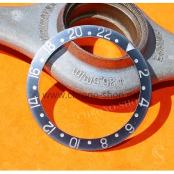 Rolex Vintage Bezel insert Graduated Faded Velvet Blue grey Amazing 70's GMT MASTER 1675,16750,16753,16758 Watch inlay part