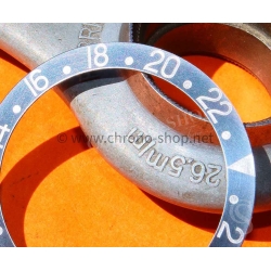 Rolex Vintage Bezel insert Graduated Faded Velvet Blue grey Amazing 70's GMT MASTER 1675,16750,16753,16758 Watch inlay part