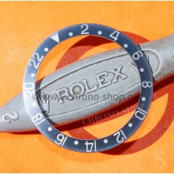 ROLEX VINTAGE FADED INSERT PATINE BLEU VELOURS GRADUE 24H MONTRES VINTAGES GMT MASTER 16750,1675