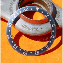 ROLEX VINTAGE FADED INSERT PATINE BLEU VELOURS GRADUE 24H MONTRES VINTAGES GMT MASTER 16750,1675